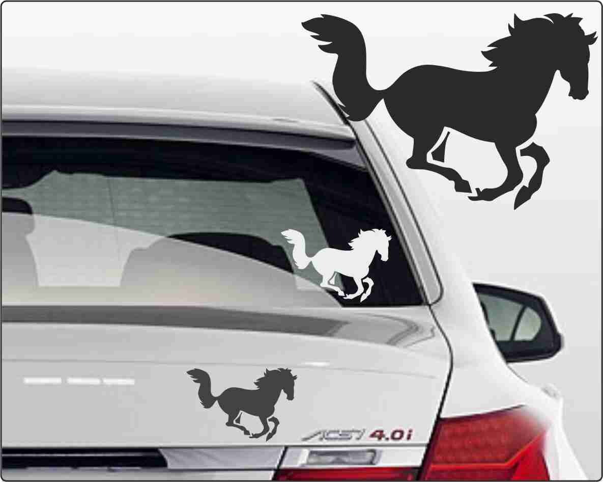 Aufkleber Pferd Auto