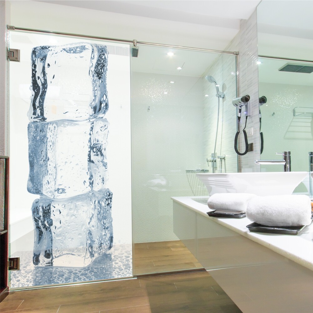 Sichtschutz für Ihre Dusche, ice