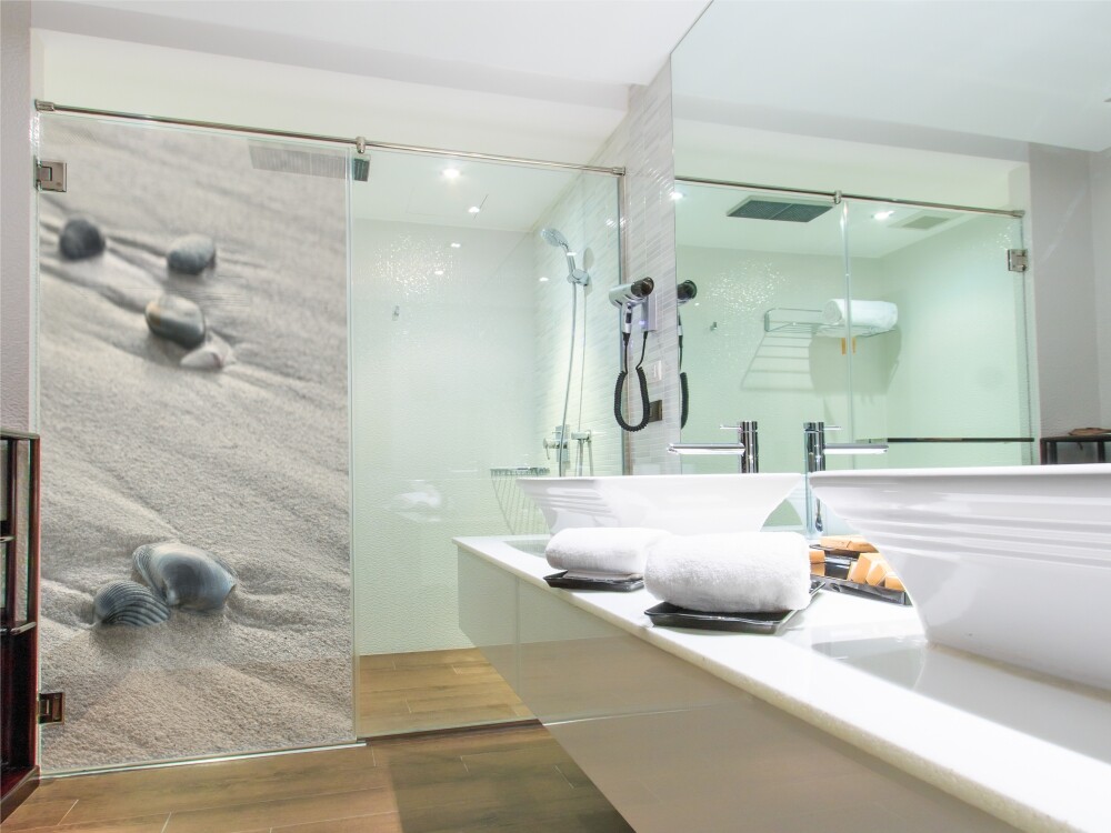 Duschkabine, die passende Glasfolie