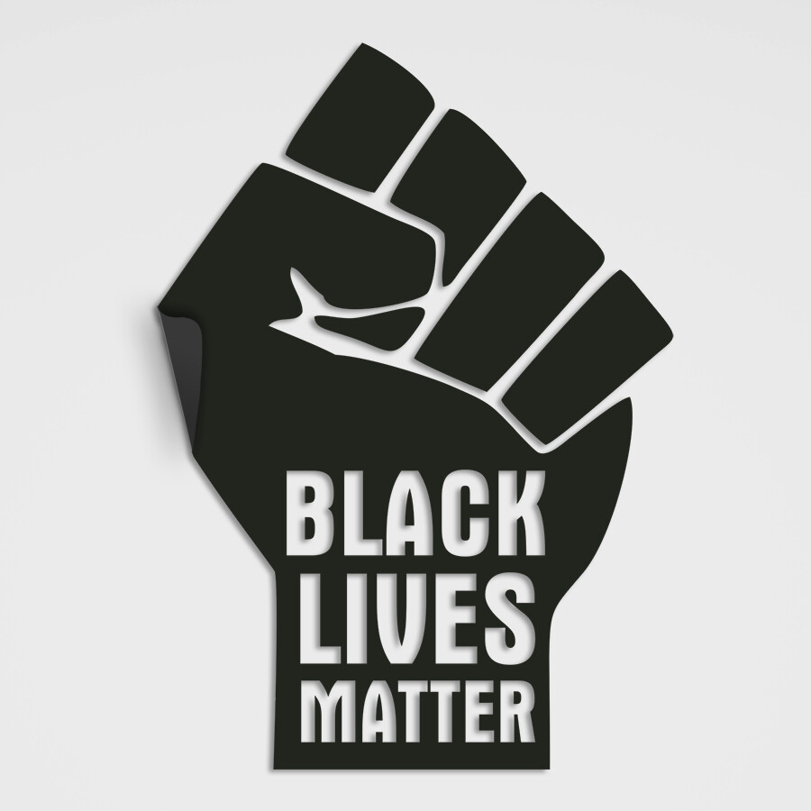 Autoaufkleber 'black lives matter'