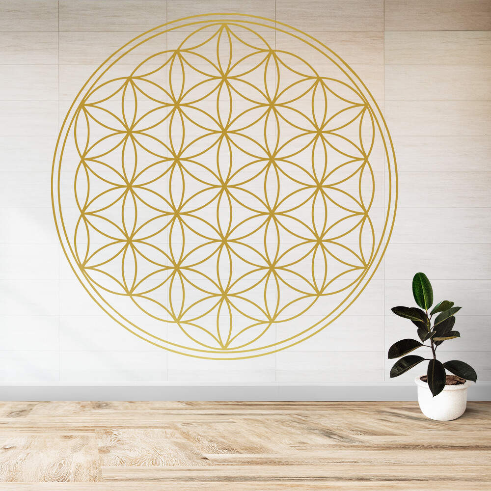 Wandtattoo 'Blume des Lebens'