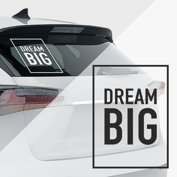 Sticker 'Dream Big'
