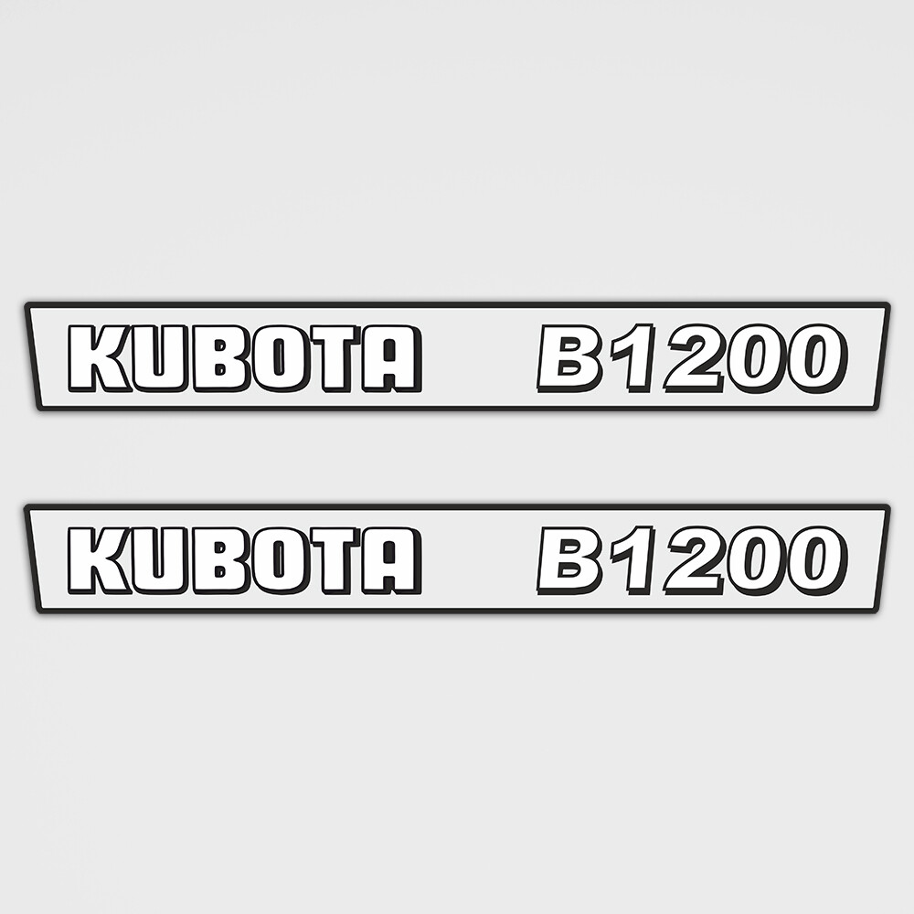 Kubota B1200 Aufkleber Set