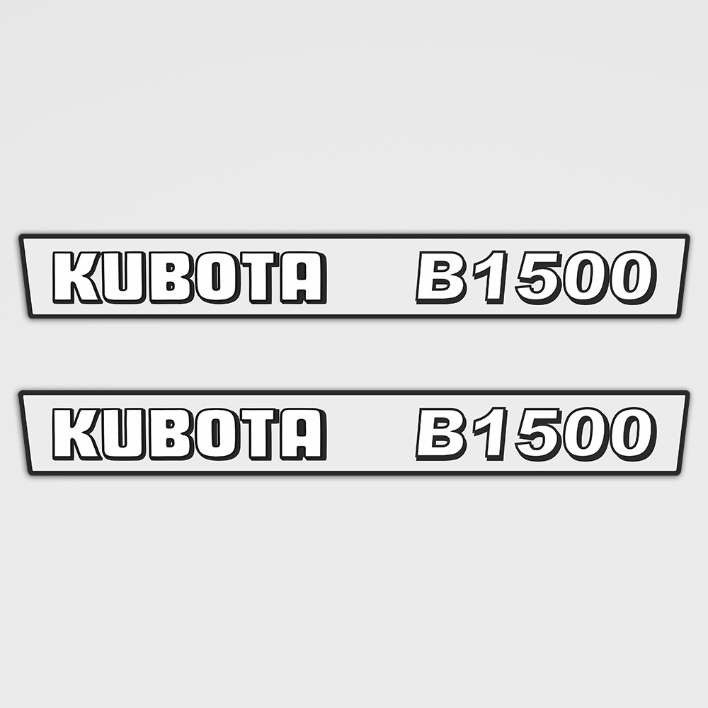 Kubota B1500 Aufkleber Set