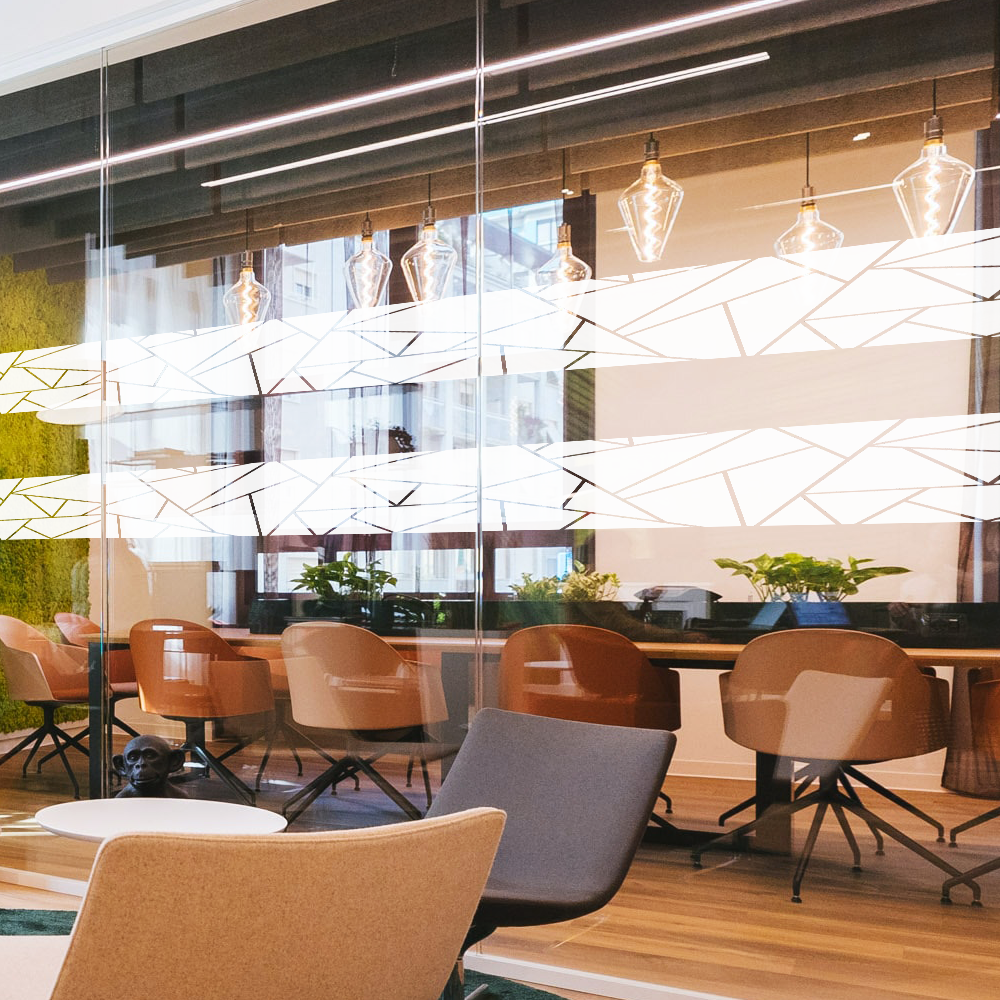 Glastüren Aufkleber Glastüren Sichtschutz 'Split'