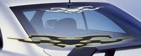 Sticker für Heckscheiben Tribal 27