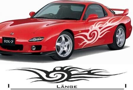 Tribal Autodekor Aufkleber (als Paar geliefert)