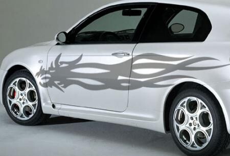 Drachen Aufkleber fürs Auto (als Paar geliefert)