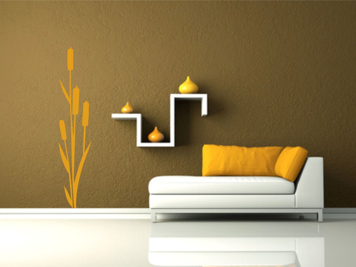 Schilf Wandaufkleber Wandtattoo