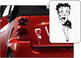 Aufkleber 'lovely girl'