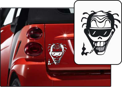 Aufkleber 'ugly guy'