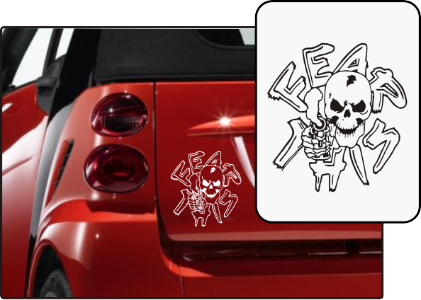 Aufkleber 'fear this'