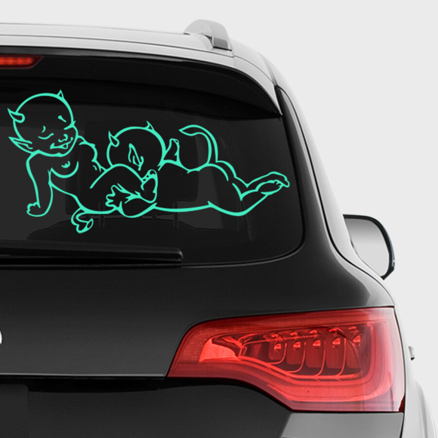 Aufkleber Teufelchen 'Nathaniel'