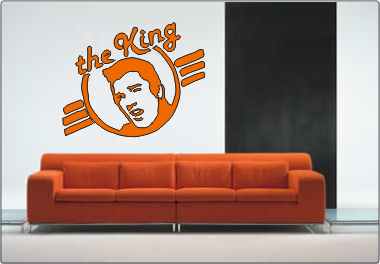 Wandtattoo 'Elvis The King'