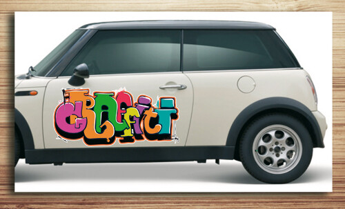 Aufkleber, Autoaufkleber Graffiti Style 'Graffitisticker'