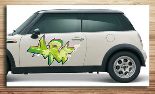 Aufkleber fürs Auto, Autoaufkleber Graffiti Style 'Art Aufkleber'