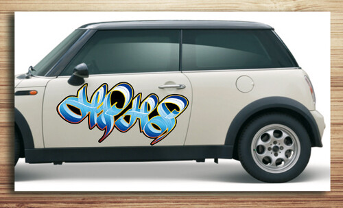 Aufkleber fürs Auto, Autoaufkleber Graffiti Style 'Livestyle Aufkleber'