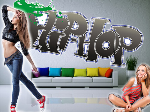 Graffiti Wand Sticker 'Aufkleber 22'