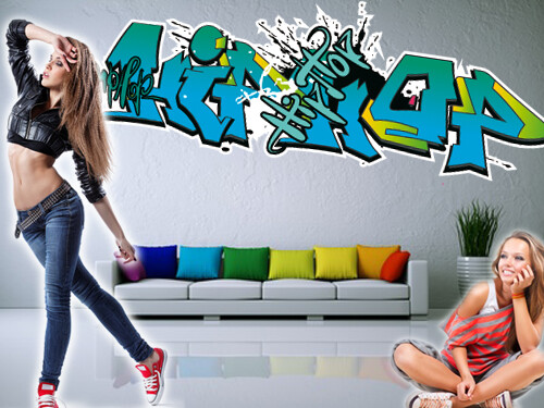 Graffiti Wandaufkleber 'Aufkleber 10'