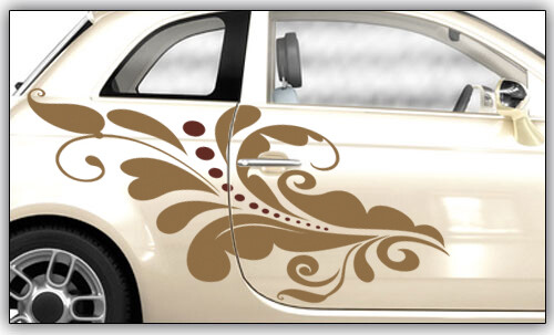 Autoaufkleber Blumenranke 'Camilla'