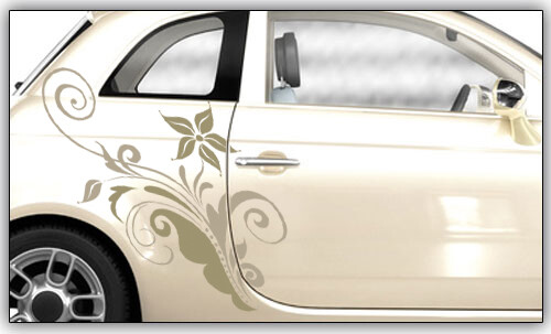 Autoaufkleber Blumenranke 'Fleure'