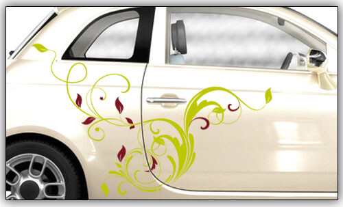Autoaufkleber Blumenranke 'Petunia'