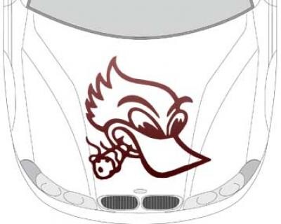 Autoaufkleber für die Motorhaube 'Aufkleber Dug'