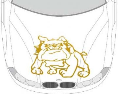 Autoaufkleber für die Motorhaube 'Dog Aufkleber'