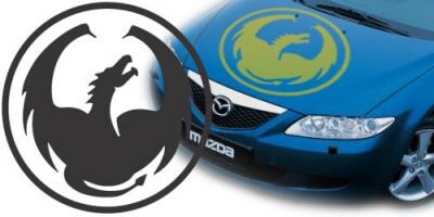 Autoaufkleber für die Motorhaube 'Aufkleber eagle'