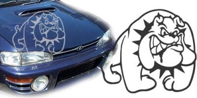 Autoaufkleber für die Motorhaube 'Aufkleber Wachhund'