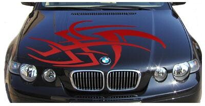 Autoaufkleber für die Motorhaube 'Aufkleber Tribal'