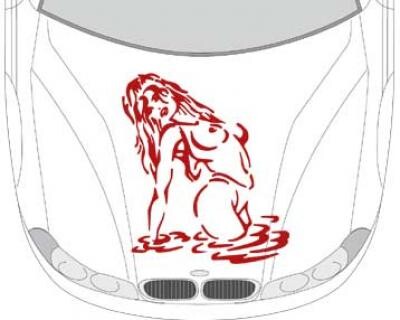 Autoaufkleber für die Motorhaube 'Aufkleber myGirl'