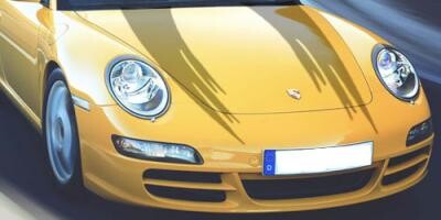 Autoaufkleber für die Motorhaube als Paar geliefert! 'Porsche design'