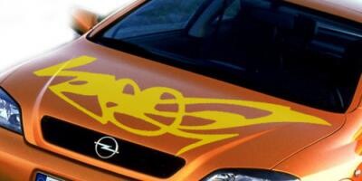 Autoaufkleber für die Motorhaube. 'Hip Hop sign'