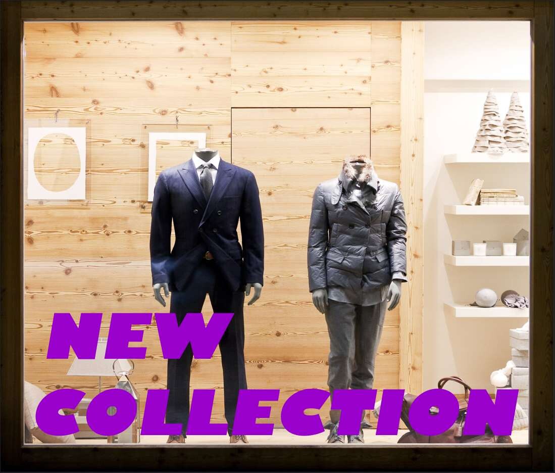 newcollection Aufkleber für Schaufensterwerbung - mehrfach verwendbar