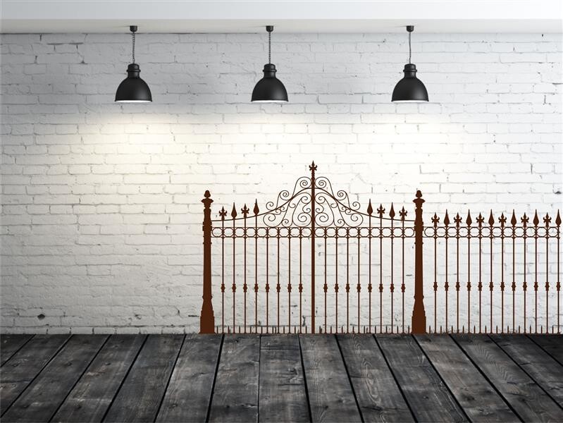 Wandtattoo 'Zaun antik' Aufkleber