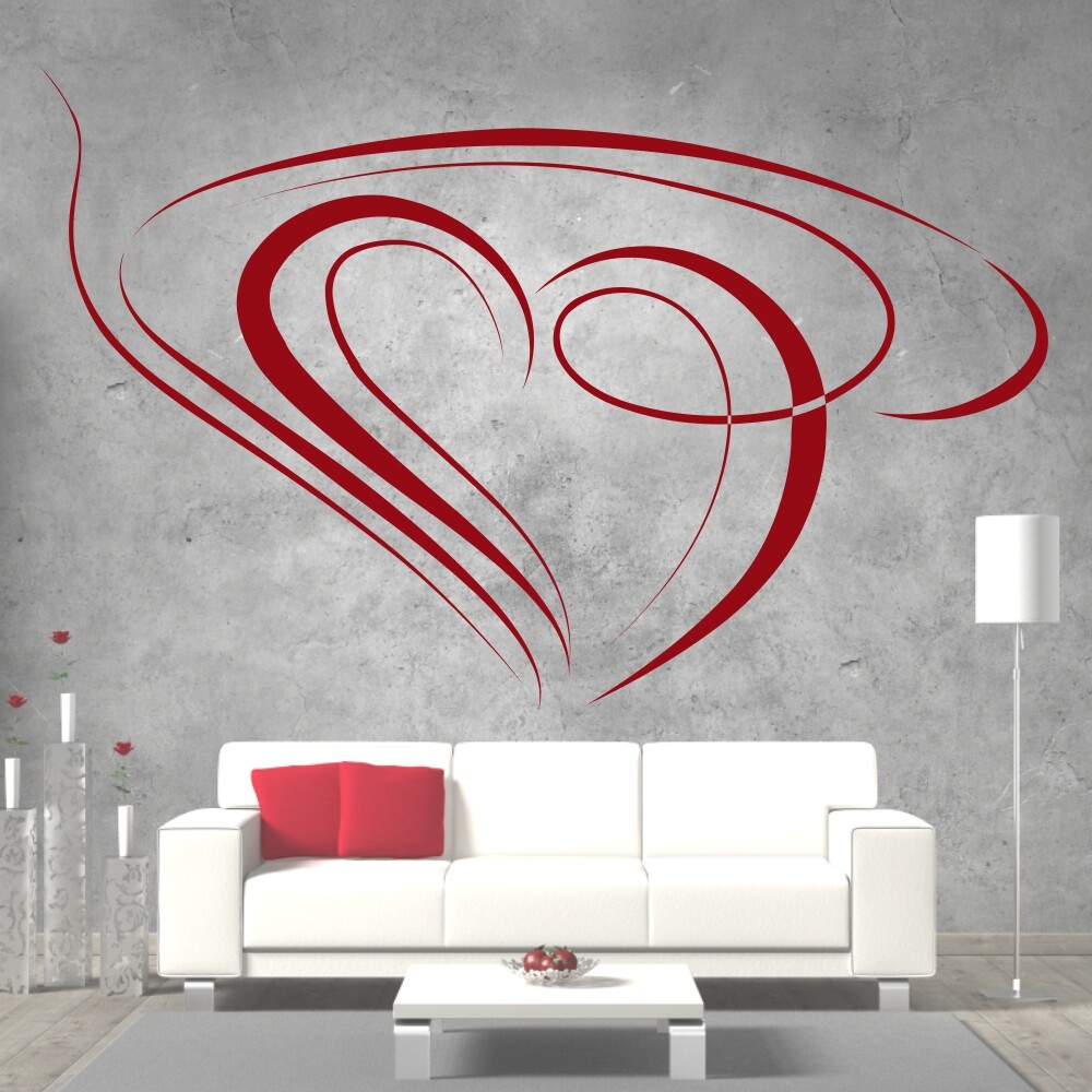 Wandtattoo 'Herz Aufkleber'