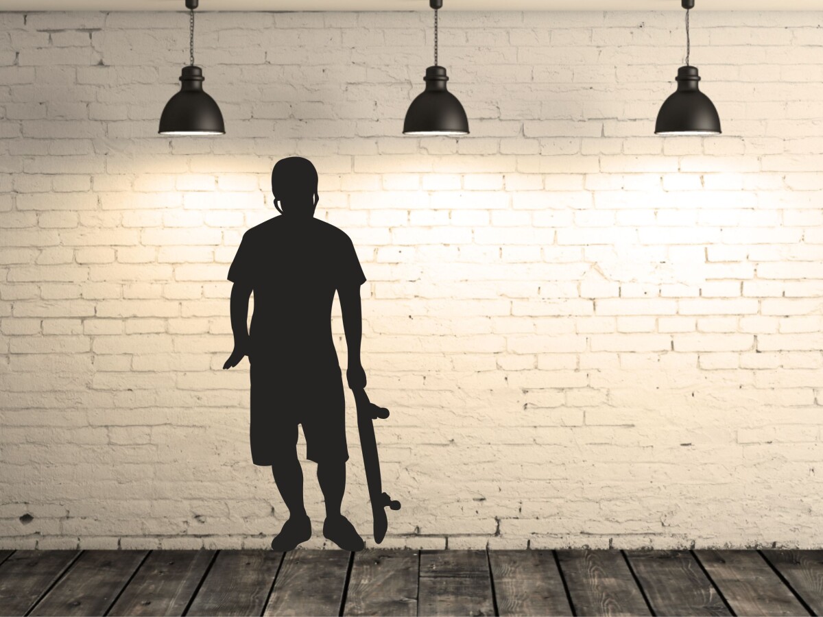 skateboard Aufkleber Wandaufkleber Tattoo