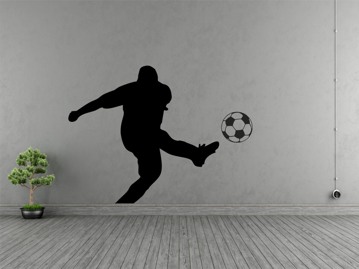Fußballaufkleber Wandaufkleber Tattoo