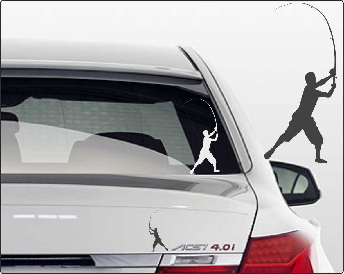 Sticker Motiv angeln