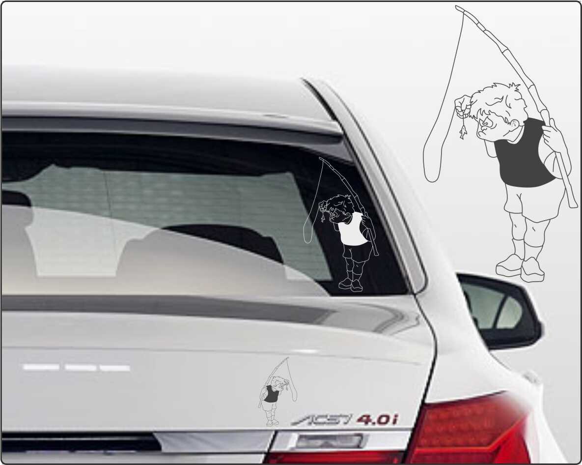 Angler Aufkleber angeln