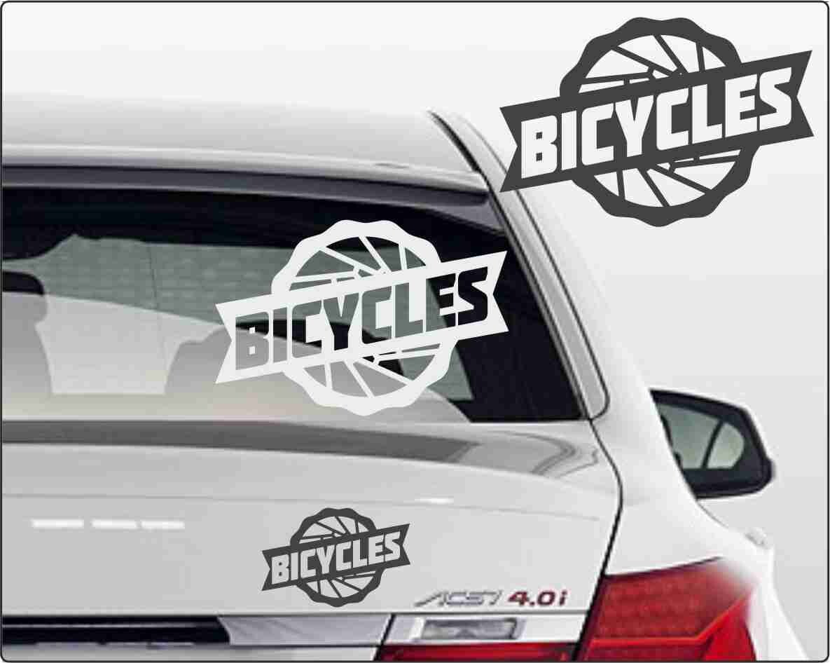 Radfahr Aufkleber bicycles
