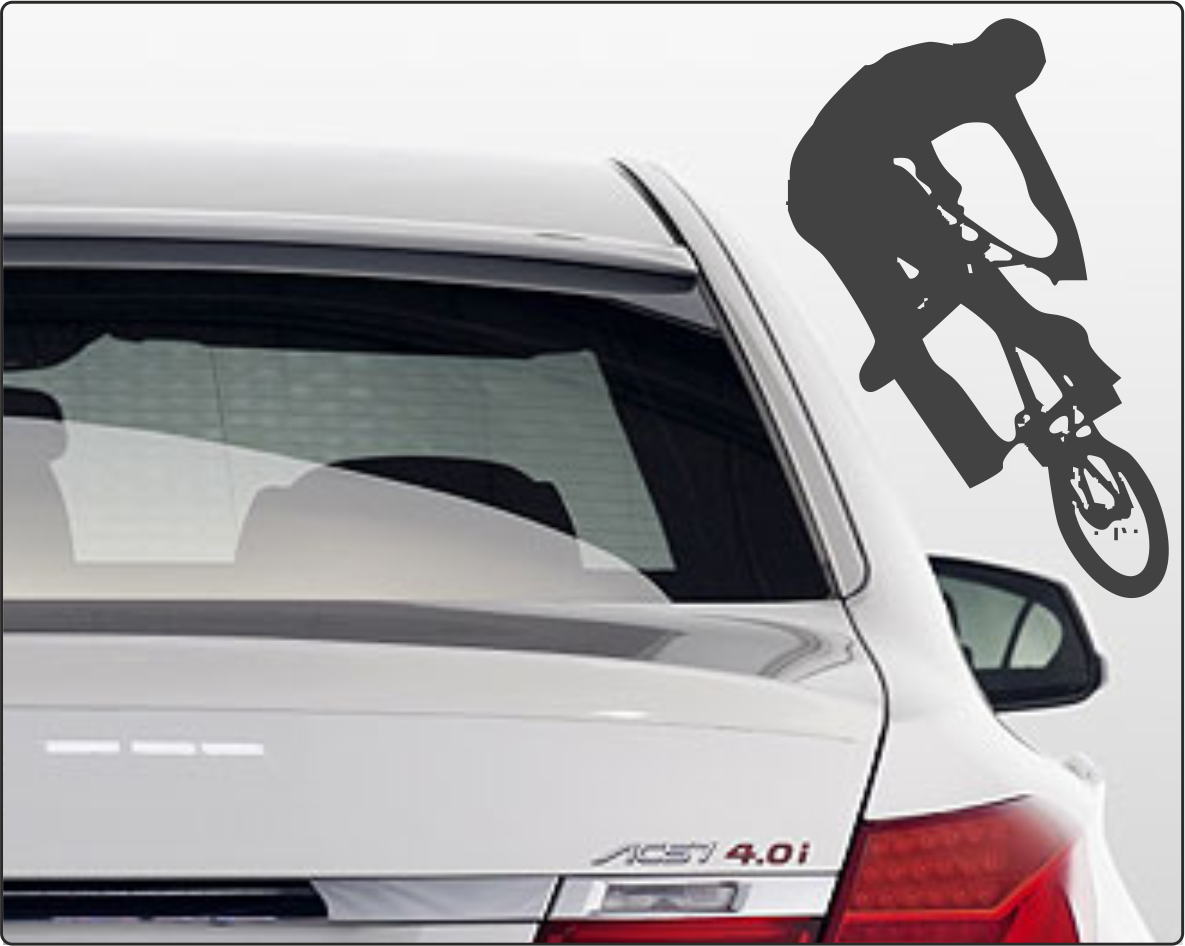 Bikersticker fürs Auto