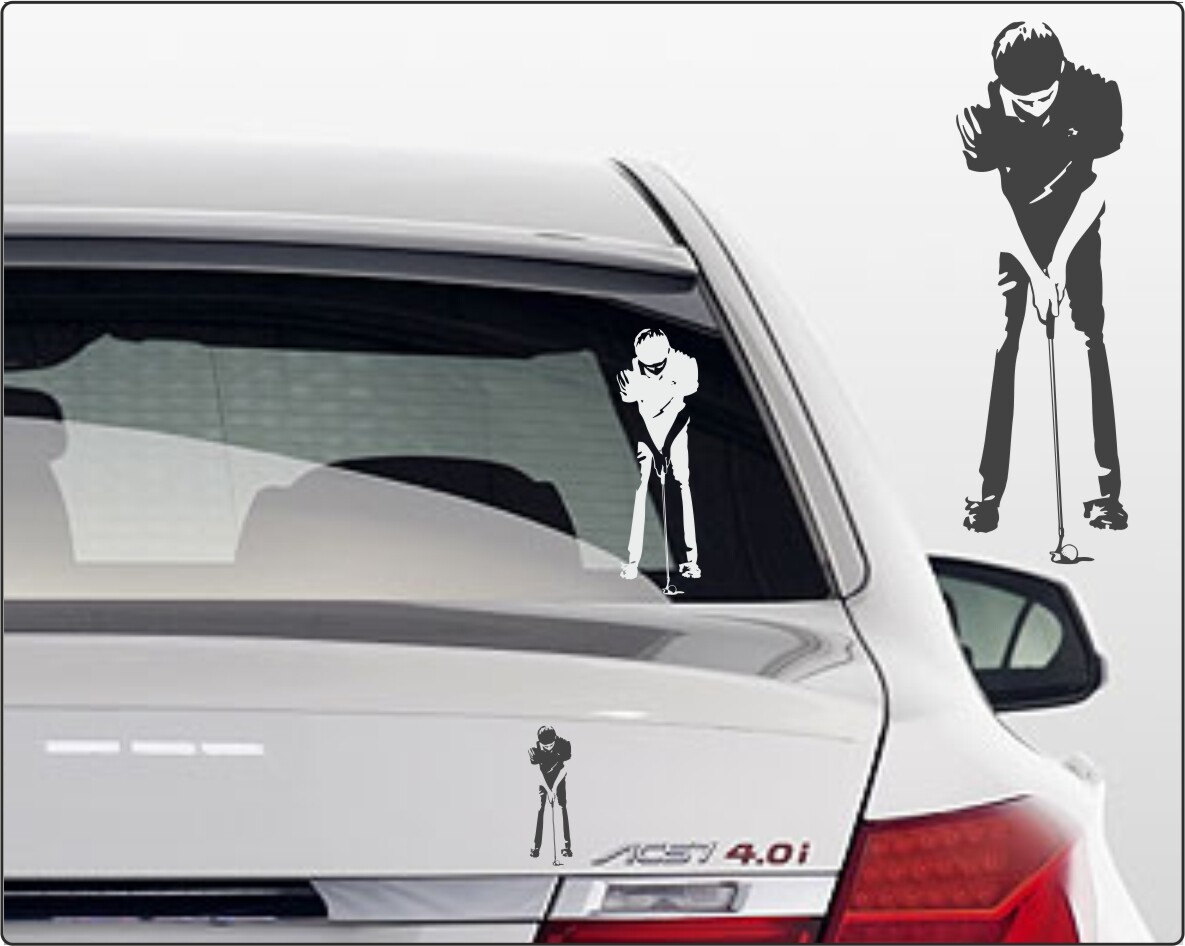 Golfer Aufkleber