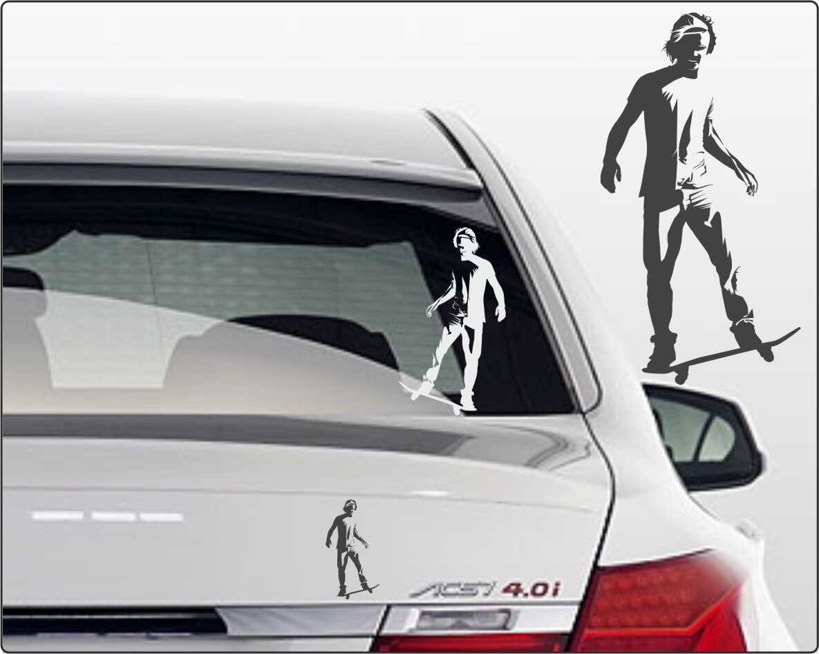 Skateboarding Sticker