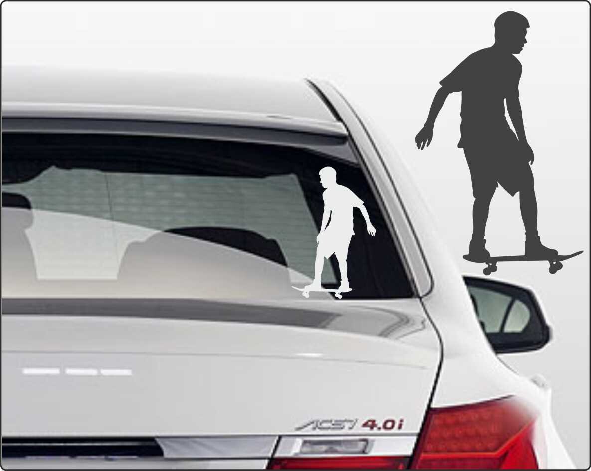Aufkleber Skateboarder