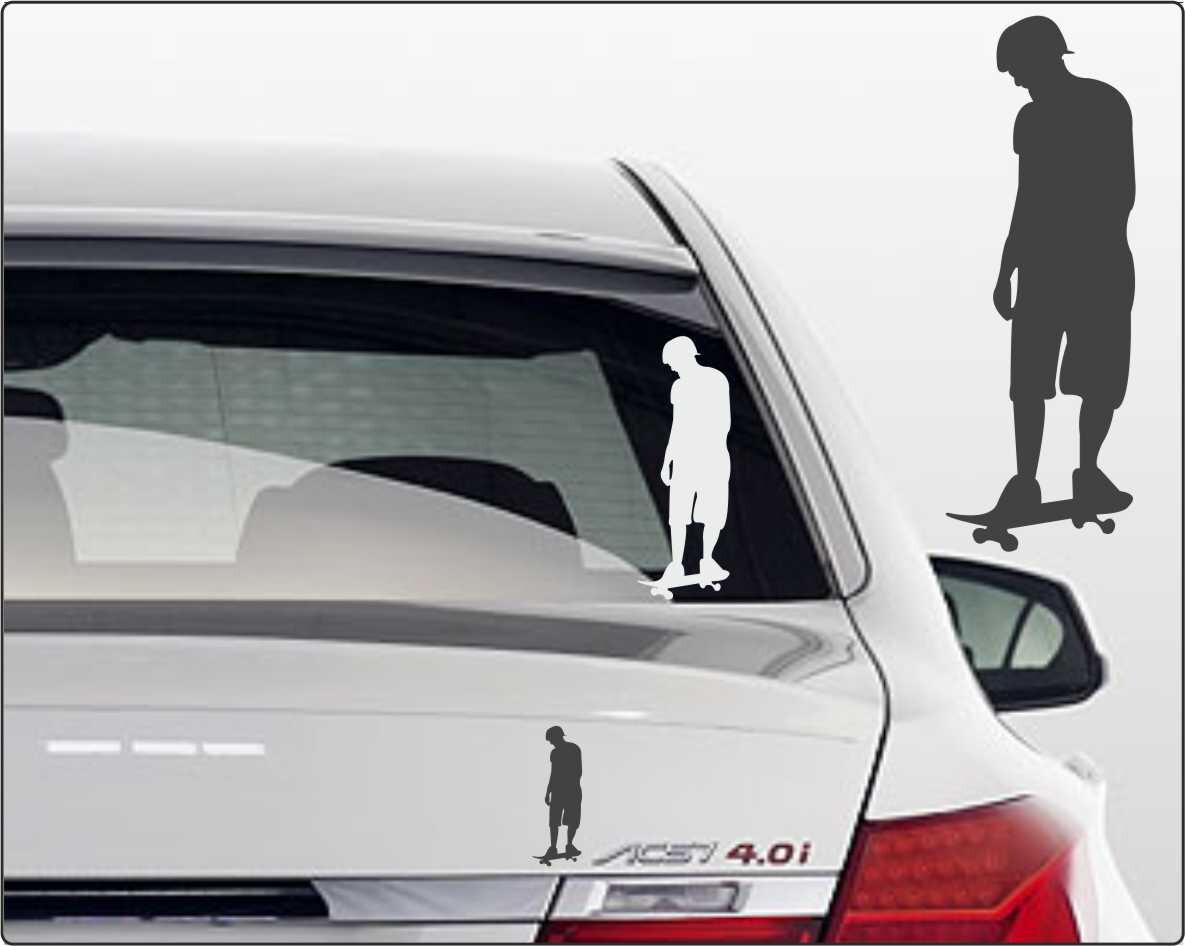Aufkleber Skateboardfahrer