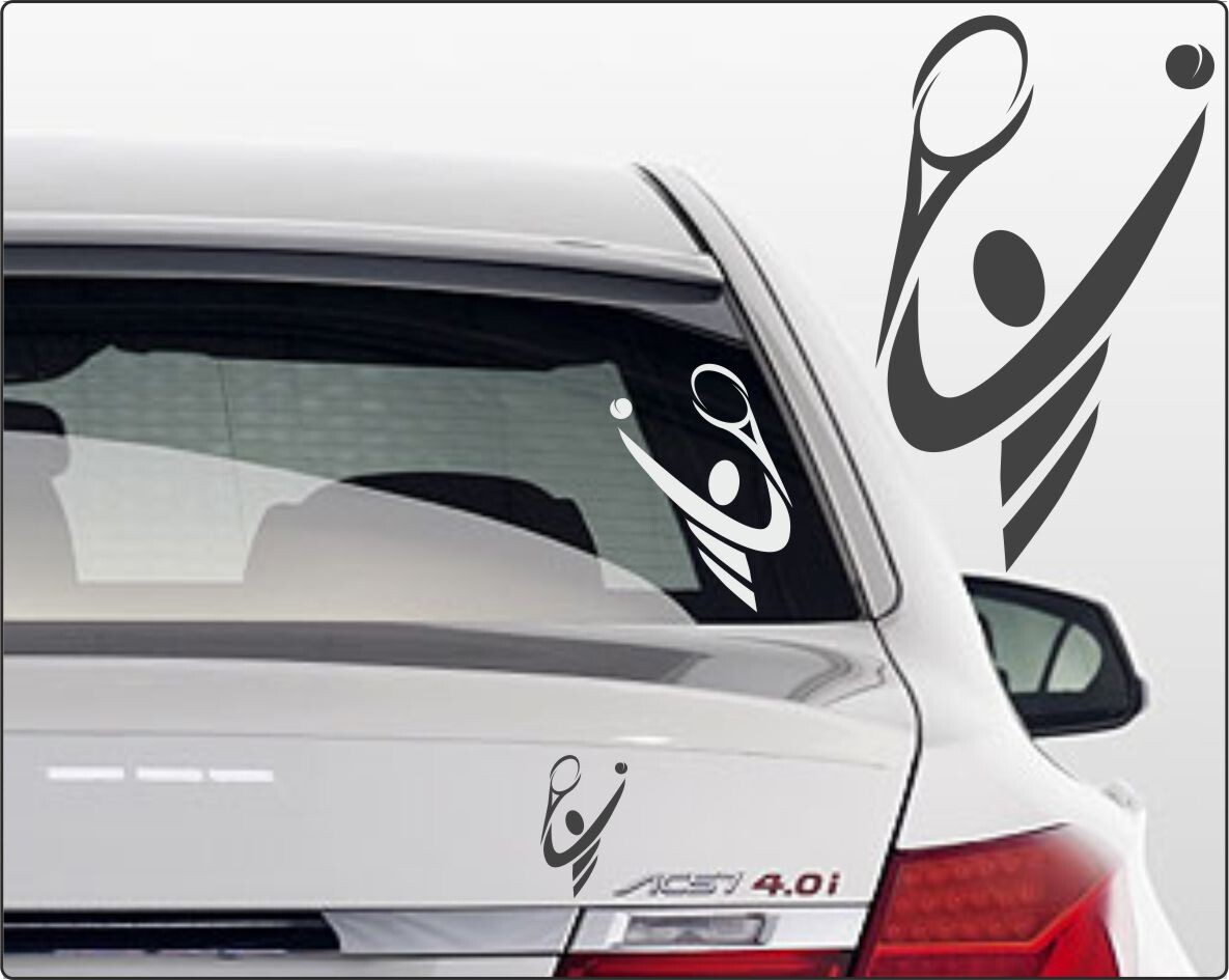 Tennis Aufkleber Auto