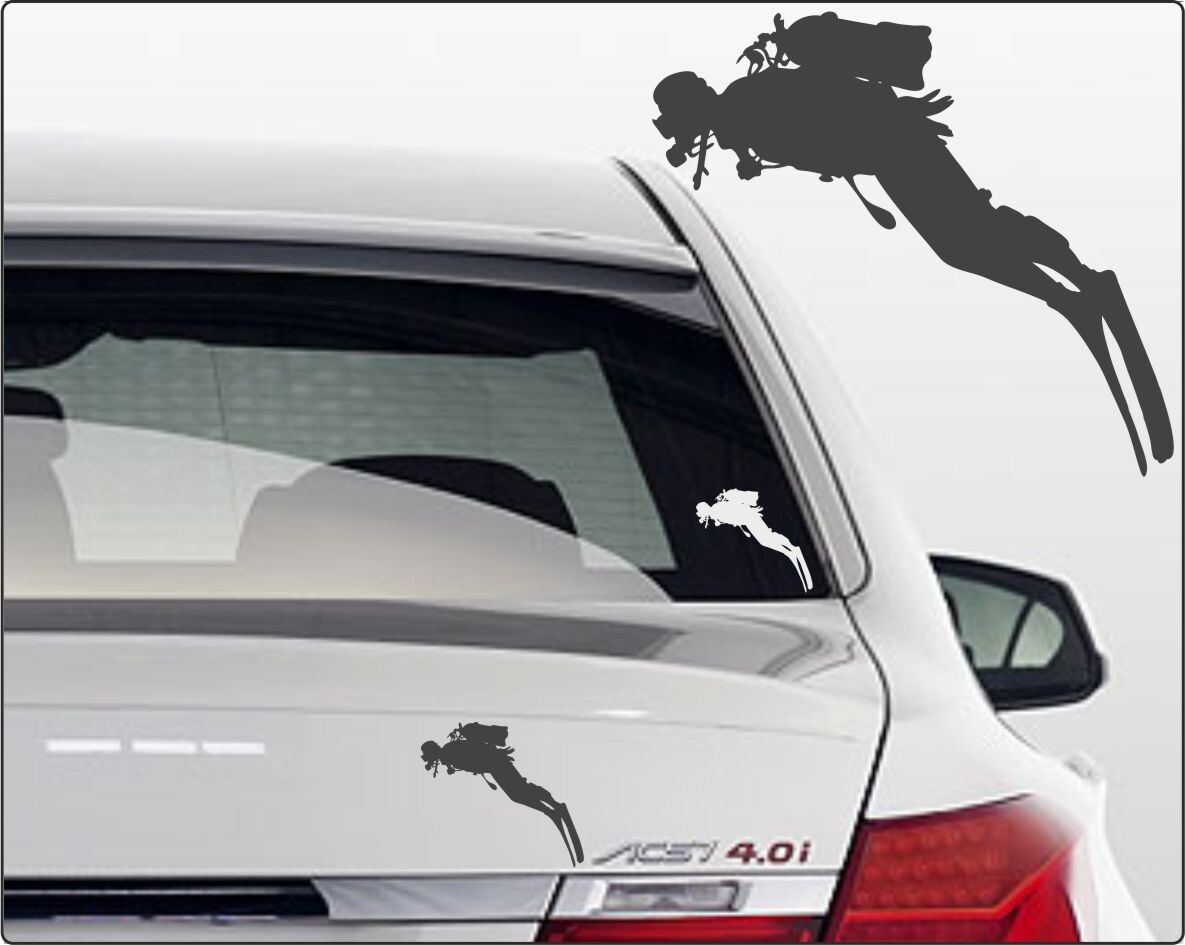 Taucher Sticker tauchen