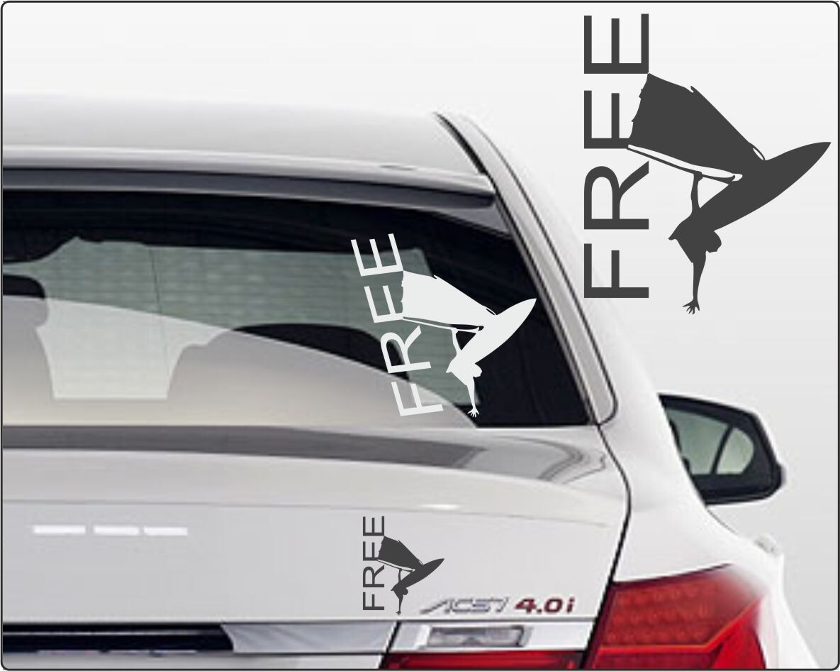 Autoaufkleber Surfing Surfen